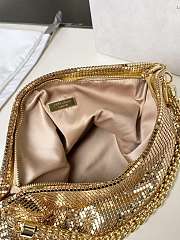 Jimmy Choo Callie Chain Strap Mini Clutch Bag in Metallic 03 - 3