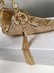 Jimmy Choo Callie Chain Strap Mini Clutch Bag in Metallic 03 - 4