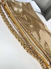 Jimmy Choo Callie Chain Strap Mini Clutch Bag in Metallic 03 - 2