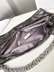 Jimmy Choo Callie Chain Strap Mini Clutch Bag in Metallic 02 - 4