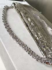 Jimmy Choo Callie Chain Strap Mini Clutch Bag in Metallic 01 - 4