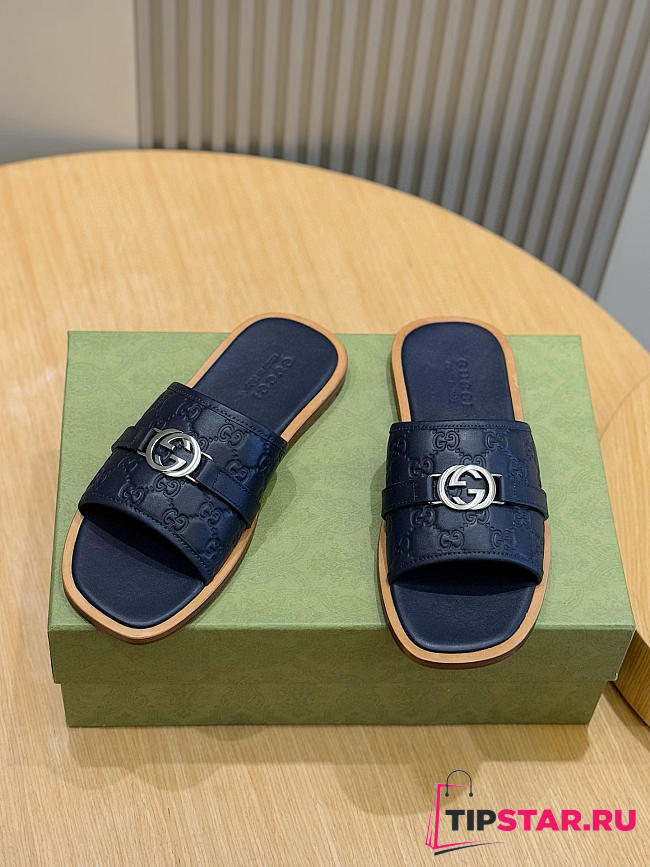Gucci Men's Interlocking Double G Slides 06 - 1