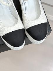 Chanel Platform Mary Jane Pumps Heel height 11 cm In White - 4