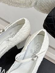 Chanel Platform Mary Jane Pumps Heel height 11 cm In White - 3