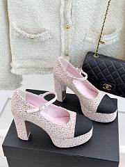 Chanel Platform Mary Jane Pumps Heel height 11 cm In Pink - 1