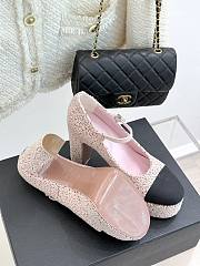 Chanel Platform Mary Jane Pumps Heel height 11 cm In Pink - 6