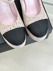 Chanel Platform Mary Jane Pumps Heel height 11 cm In Pink - 5