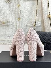 Chanel Platform Mary Jane Pumps Heel height 11 cm In Pink - 4