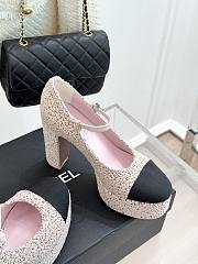 Chanel Platform Mary Jane Pumps Heel height 11 cm In Pink - 2