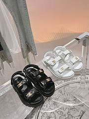 Chanel Double C buckle Sandals 10 - 5
