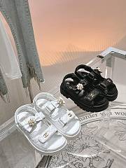 Chanel Double C buckle Sandals 10 - 2