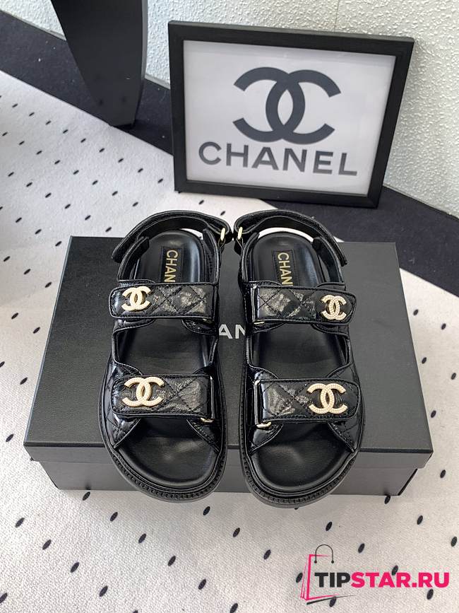 Chanel Double C buckle Sandals 01 - 1