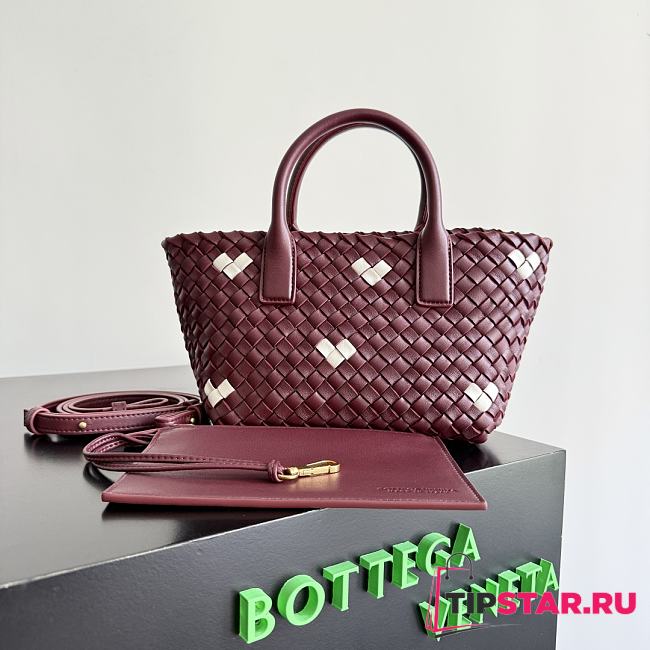 Bottega Veneta Mini Cabat Donne Burgundy - 1