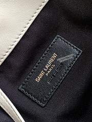 Ysl Small Jamie Shopping in lambskin white - 2