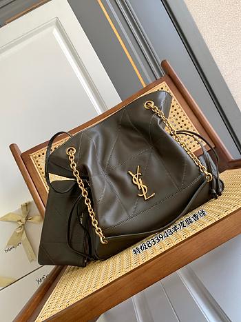 Ysl Small Jamie Shopping in lambskin green
