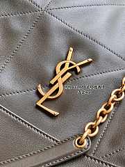Ysl Small Jamie Shopping in lambskin green - 6