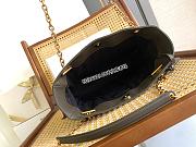 Ysl Small Jamie Shopping in lambskin green - 5