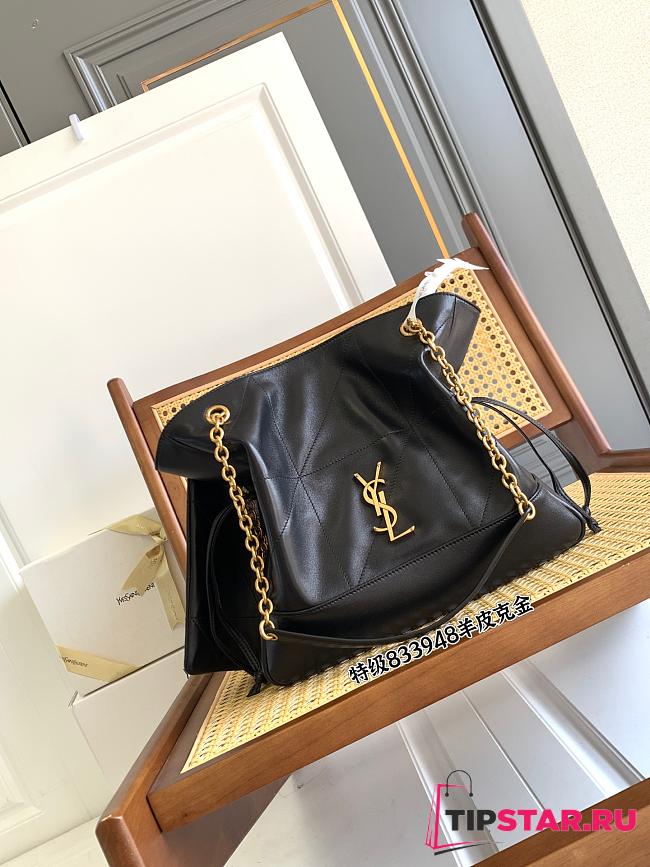 Ysl Small Jamie Shopping in lambskin black - 1
