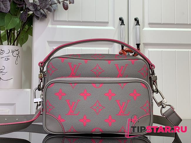 Louis Vuitton Nylon bag Material Monogram Glow Canvas Gray/Pink - 1