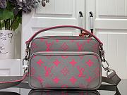 Louis Vuitton Nylon bag Material Monogram Glow Canvas Gray/Pink - 1