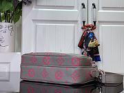 Louis Vuitton Nylon bag Material Monogram Glow Canvas Gray/Pink - 3