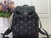 Louis Vuitton Montsouris Backpack Blue with gradient effect - 1