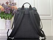 Louis Vuitton Montsouris Backpack Blue with gradient effect - 5