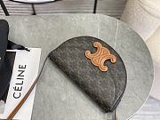 Celine Calfskin Besace Cuir Triomphe Logo Pattern - 3