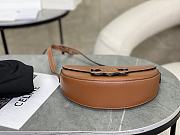 Celine Calfskin Besace Cuir Triomphe In Brown - 4