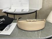 Celine Calfskin Besace Cuir Triomphe In Beige - 3