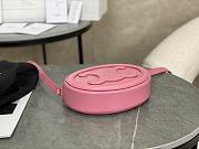 Celine Crossbody Oval Purse Cuir Triomphe In Pink - 6