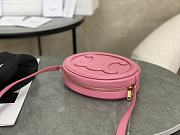 Celine Crossbody Oval Purse Cuir Triomphe In Pink - 2