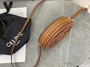 Celine Crossbody Oval Purse Cuir Triomphe In Brown - 4
