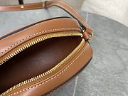 Celine Crossbody Oval Purse Cuir Triomphe In Brown - 5