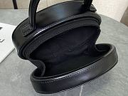 Celine Mini Crossbody Oval Purse Cuir Triomphe In Black - 2