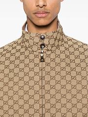 Gucci GG Supreme-canvas reversible jacket - 2