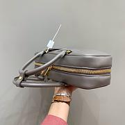 Miumiu Arcadie Leather Handle Bag In Gray Size 27x9x12 cm - 2