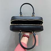Miumiu Arcadie Leather Handle Bag In Black Size 27x9x12 cm - 4