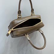 Miumiu Arcadie Leather Handle Bag In Green Size 22x10.5x7.5 cm - 2