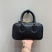 Miumiu Arcadie Leather Handle Bag In Black Size 19x10x5 cm - 4