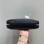 Miumiu Arcadie Leather Handle Bag In Black Size 19x10x5 cm - 5