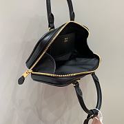 Miumiu Arcadie Leather Handle Bag In Black Size 19x10x5 cm - 2