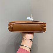 Miumiu Arcadie Leather Handle Bag In Brown Size 19x10x5 cm - 5