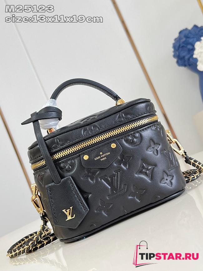 Louis Vuitton PM Vanity Bag In Black M25123 - 1