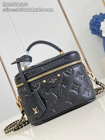 Louis Vuitton PM Vanity Bag In Black M25123