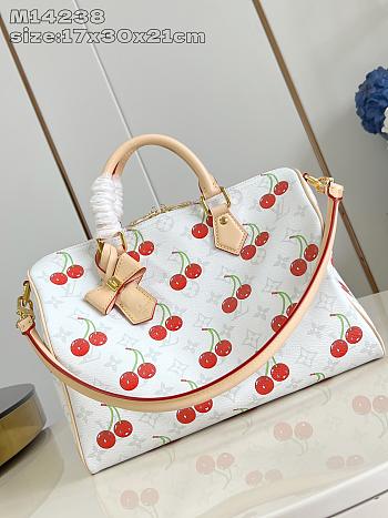 Louis Vuitton Speedy Soft 30 LV x TM Bag Monogram Canvas with cherry motif