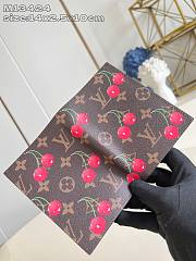 LV x TM Passport Wallet Monogram Canvas with cherry motif - 6
