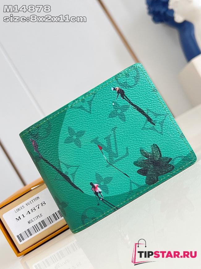 Louis Vuitton Slender Wallet Golf Green - 1