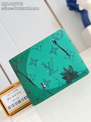Louis Vuitton Slender Wallet Golf Green