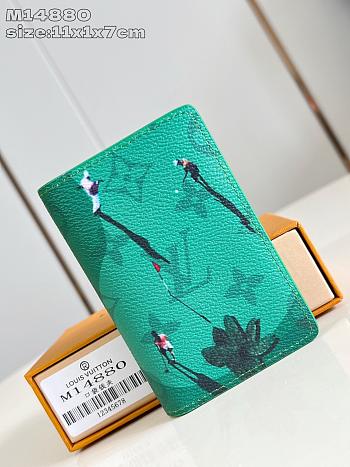Louis Vuitton Pocket Organizer Monogram Other Green